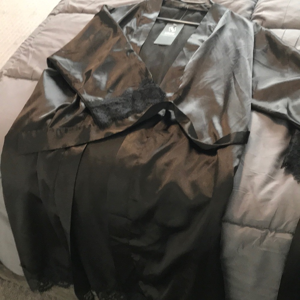 Silk Black Robe